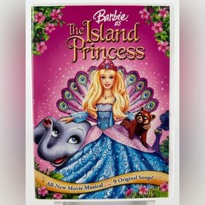 Barbie as The Island Princess in DVD.